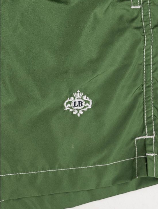 Luigi Borrelli Luigi Borrelli Green Pl Swim Trunks Green 001