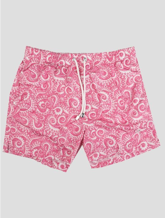 Luigi Borrelli Luigi Borrelli Pink White Pl Swim Trunks Pink / White 000