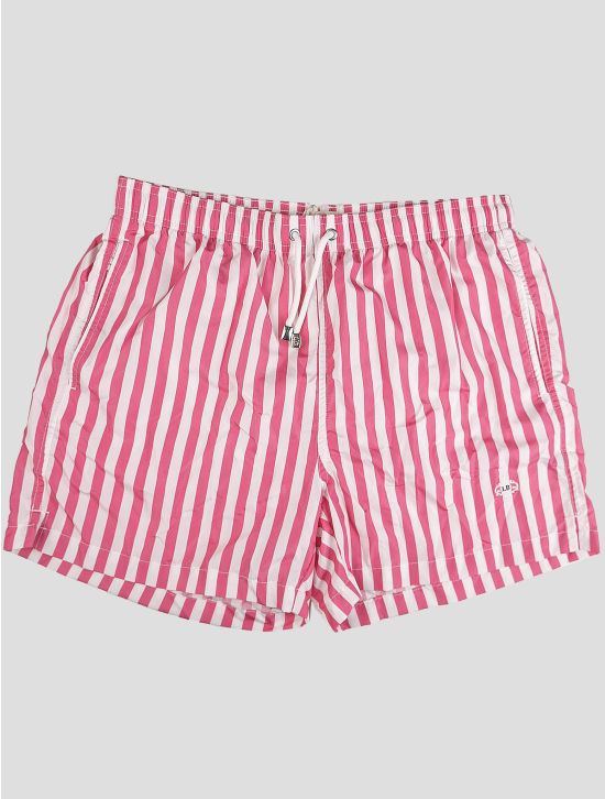 Luigi Borrelli Luigi Borrelli Pink White Pl Swim Trunks Pink / White 000