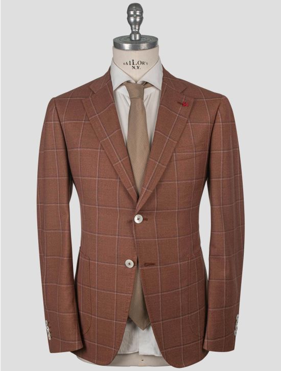 Isaia Isaia Brown Wool Suit Brown 000