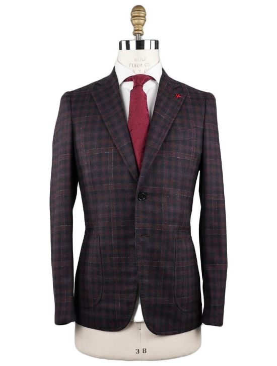 Isaia Isaia Multicolor Wool Cashmere Blazer Multicolor 000