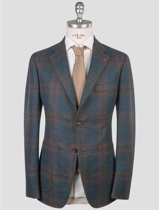 Isaia Isaia Multicolor Wool Cashmere Blazer Multicolor 000