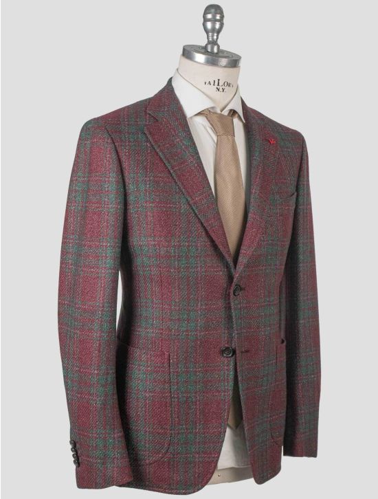 Isaia Isaia Multicolor Cashmere Wool Silk Blazer Multicolor 001