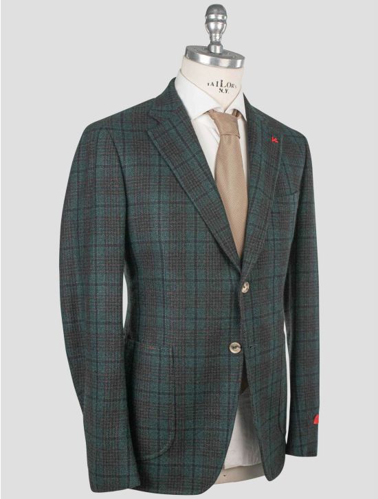 Isaia Isaia Green Cashmere Vicuna Argentina Blazer Green 001