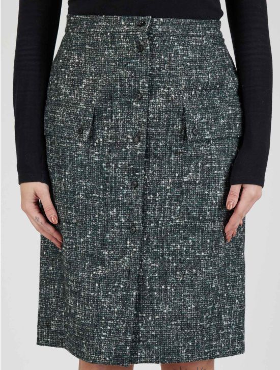 Kiton Kiton Multicolor Wool Alpaca Pa Skirt Multicolor 000