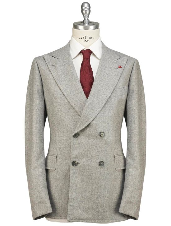 Isaia Isaia Gray Wool Cashmere Blazer Gray 000