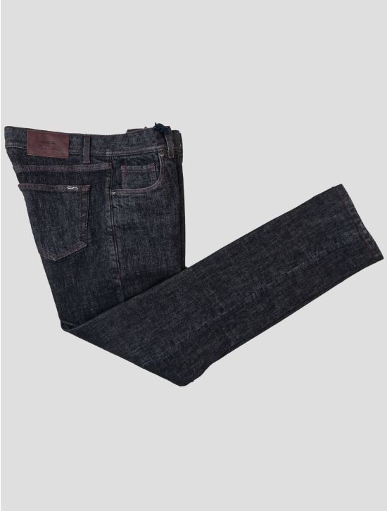 Cesare Attolini Cesare Attolini Black Cotton Pu Jeans Black 000