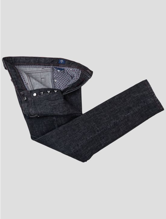 Cesare Attolini Cesare Attolini Black Cotton Pu Jeans Black 001