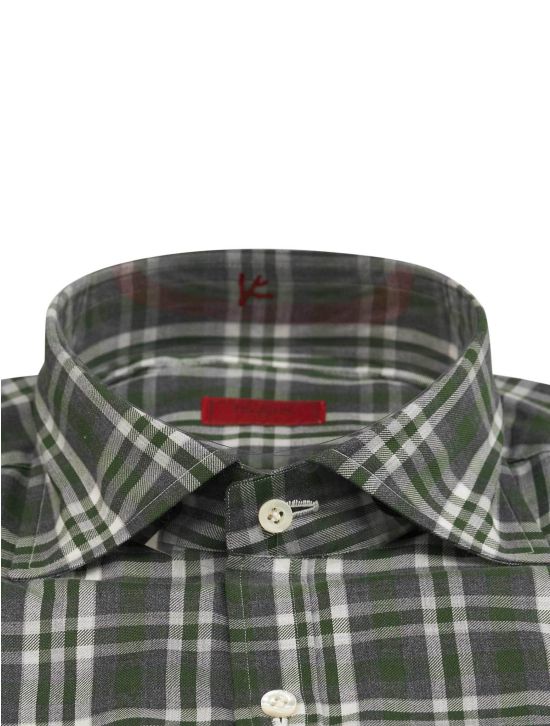 Isaia Isaia Multicolor Cotton Shirt Multicolor 001