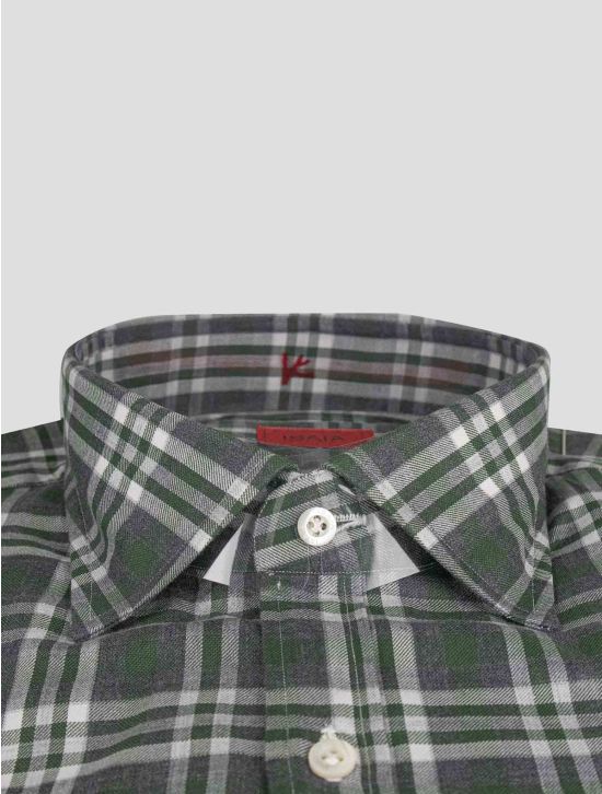 Isaia Isaia Multicolor Cotton Shirt Multicolor 001