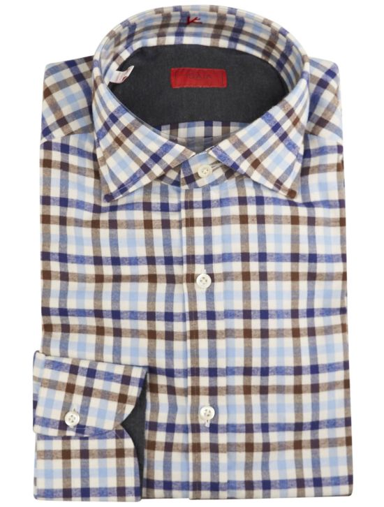 Isaia Isaia Multicolor Cotton Shirt Multicolor 000