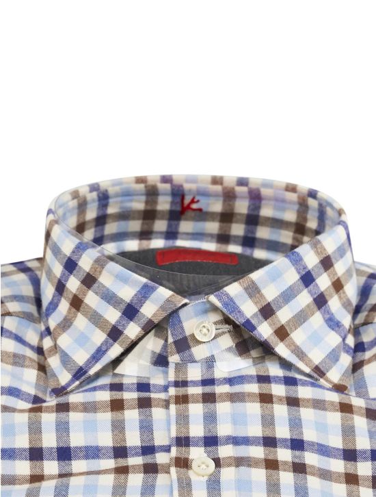 Isaia Isaia Multicolor Cotton Shirt Multicolor 001