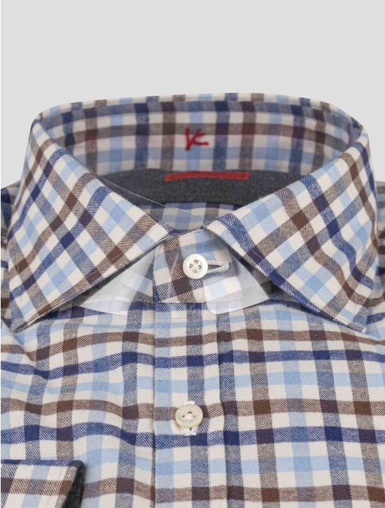 Isaia Isaia Multicolor Cotton Shirt Multicolor 001