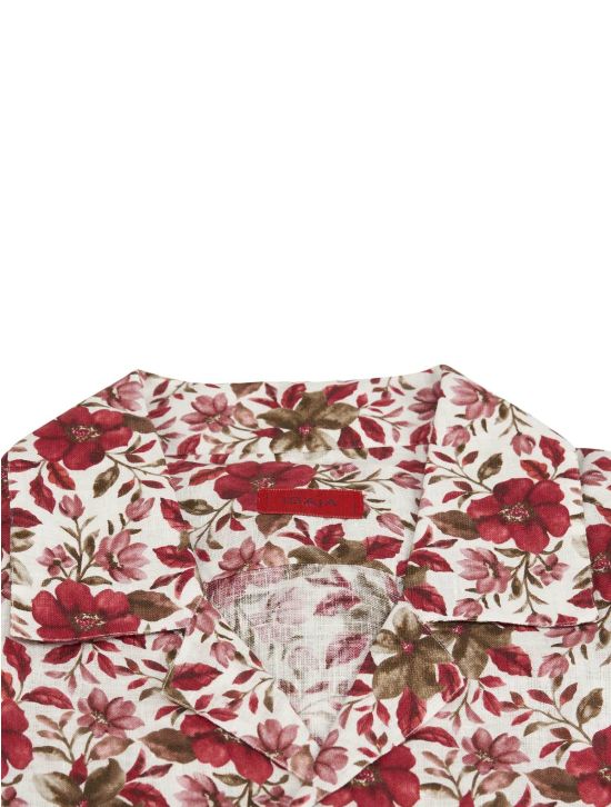 Isaia Isaia Multicolor Linen Shirt Multicolor 001