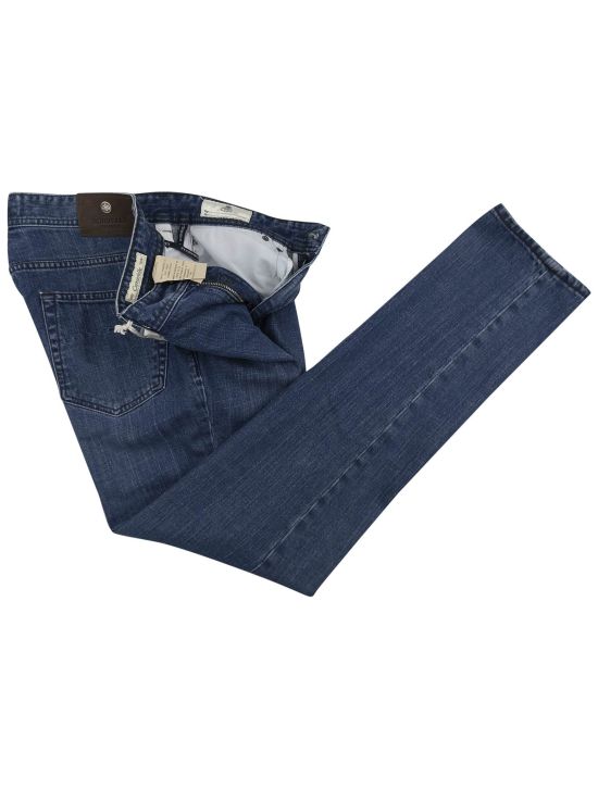 Luigi Borrelli Luigi Borrelli Blue Cotton Ea Jeans Blue 001