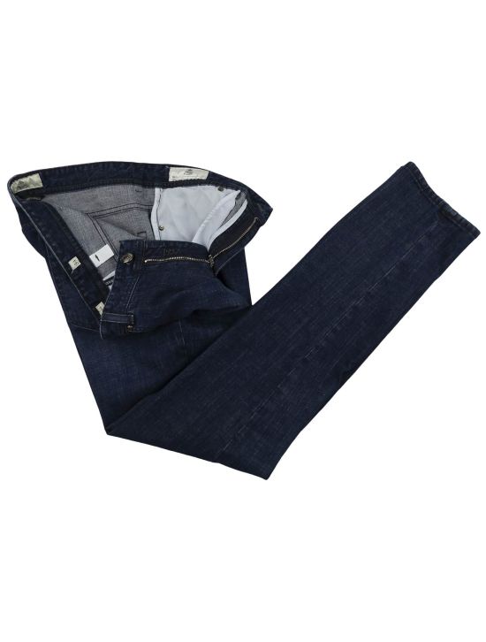 Luigi Borrelli Luigi Borrelli Blue Cotton Jeans Blue 001