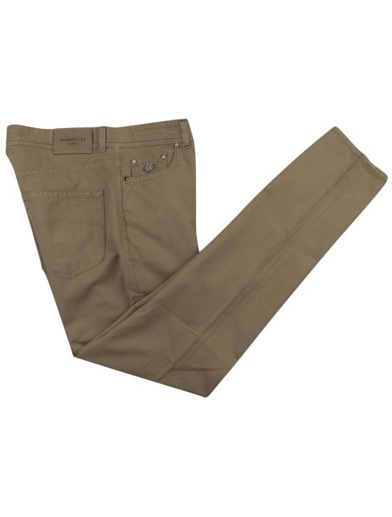 Luigi Borrelli Luigi Borrelli Beige Cotton Linen Ea Jeans Beige 000