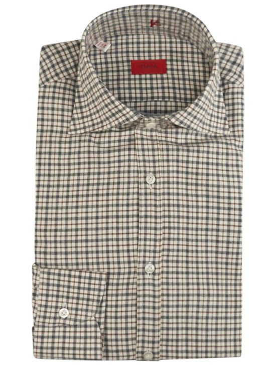 Isaia Isaia Multicolor Cotton Shirt Multicolor 000