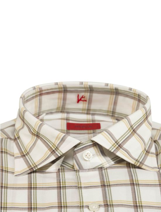 Isaia Isaia Multicolor Cotton Shirt Multicolor 001