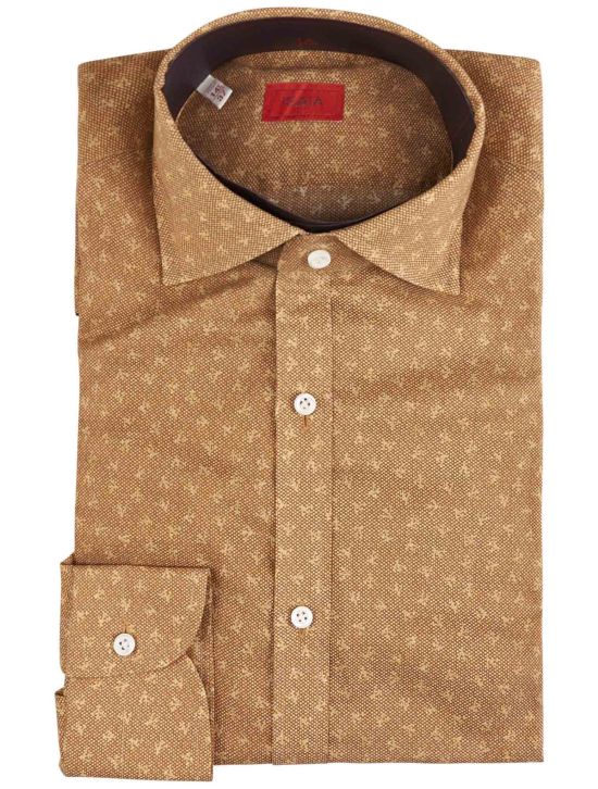 Isaia Isaia Beige Cotton Shirt Beige 000