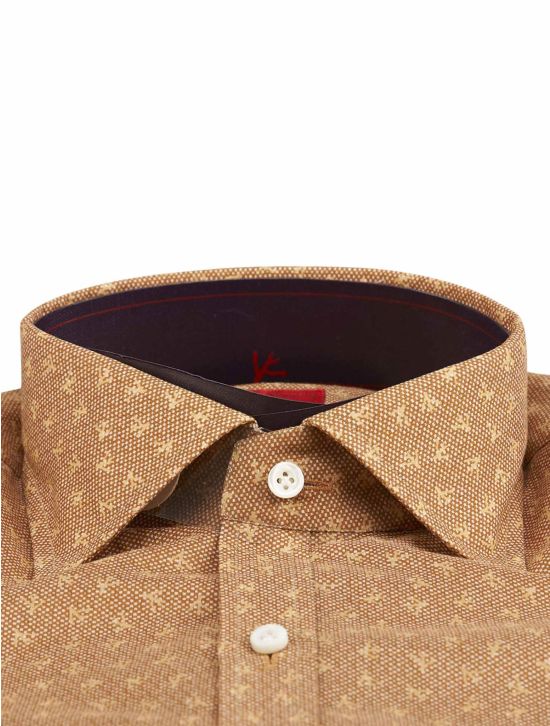 Isaia Isaia Beige Cotton Shirt Beige 001