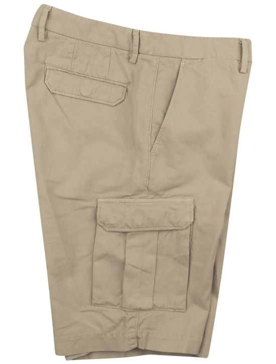 Luigi Borrelli Luigi Borrelli Beige Cotton Linen Ea Short Cargo Pant Beige 000