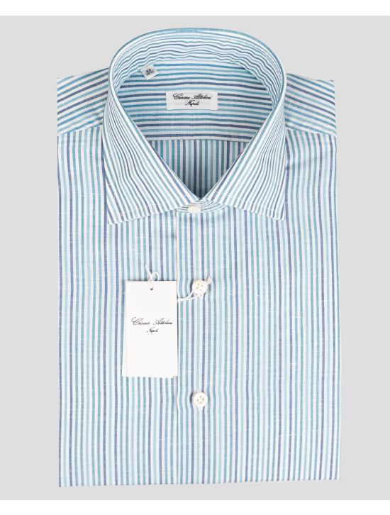 Cesare Attolini Cesare Attolini Multicolor Linen Cotton Shirt Multicolor 000