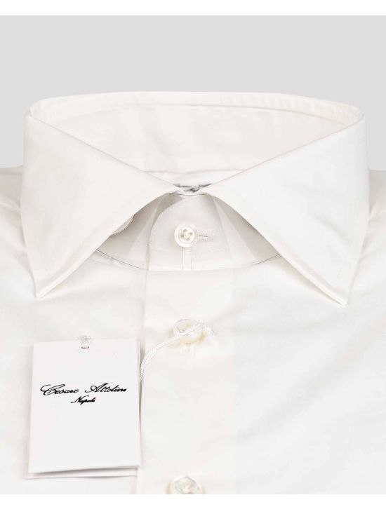 Cesare Attolini Cesare Attolini White Cotton Shirt White 001