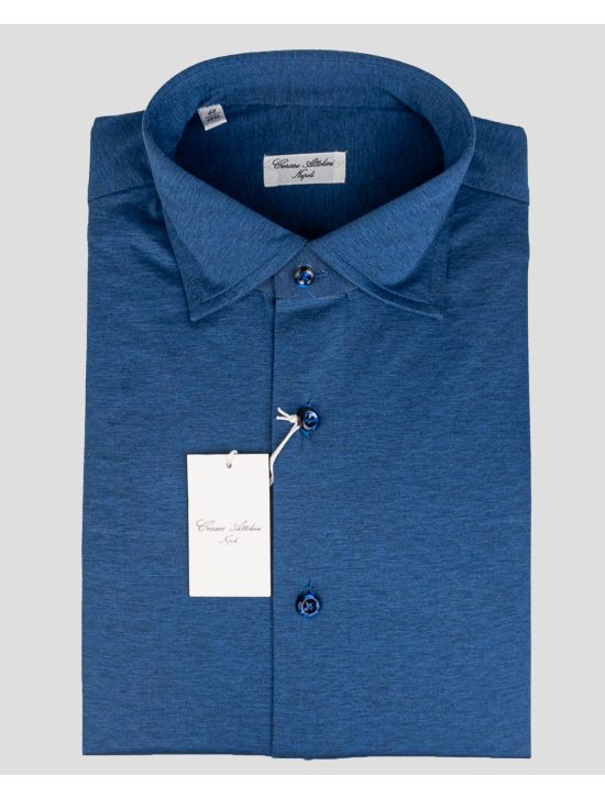 Cesare Attolini Cesare Attolini Blue Cotton Shirt Blue 000