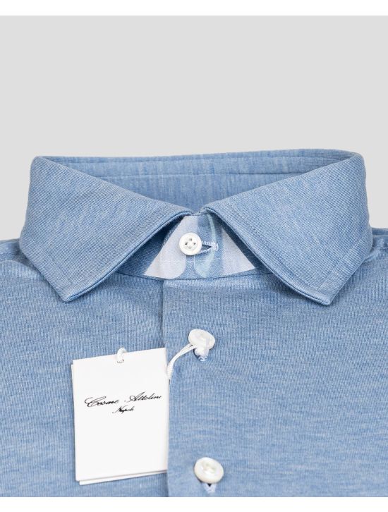 Cesare Attolini Cesare Attolini Light Blue Cotton Shirt Light Blue 001