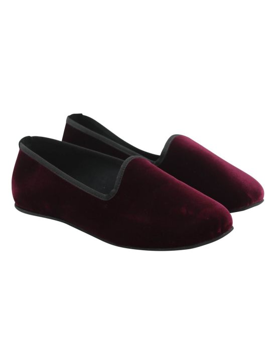 FeFè Napoli Fefè Bordeaux Cotton Slippers Bordeaux 000