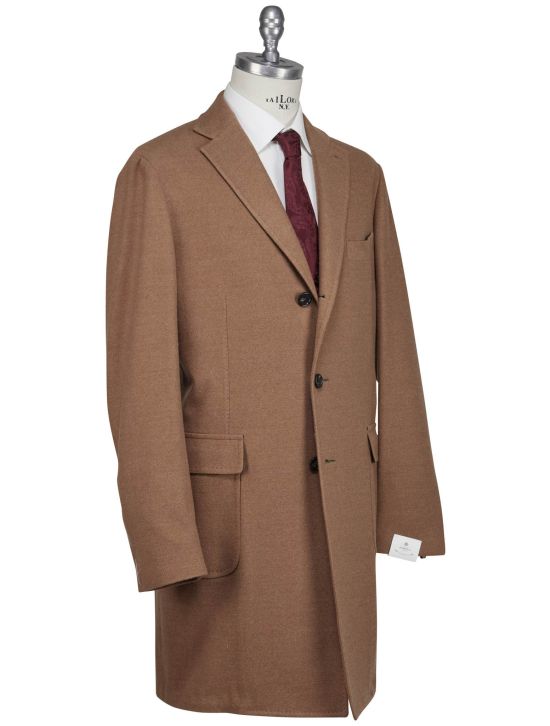 Luigi Borrelli Luigi Borrelli Brown Cashmere Overcoat Brown 001