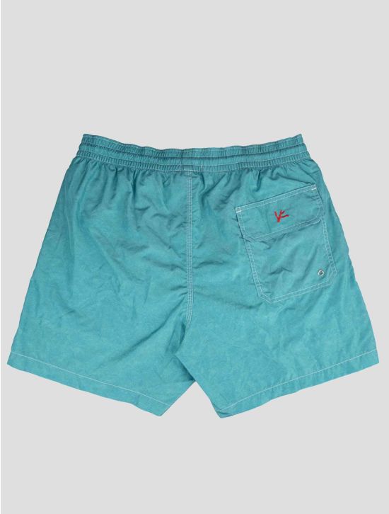 Isaia Isaia Green Pl Swim Trunks Green 001