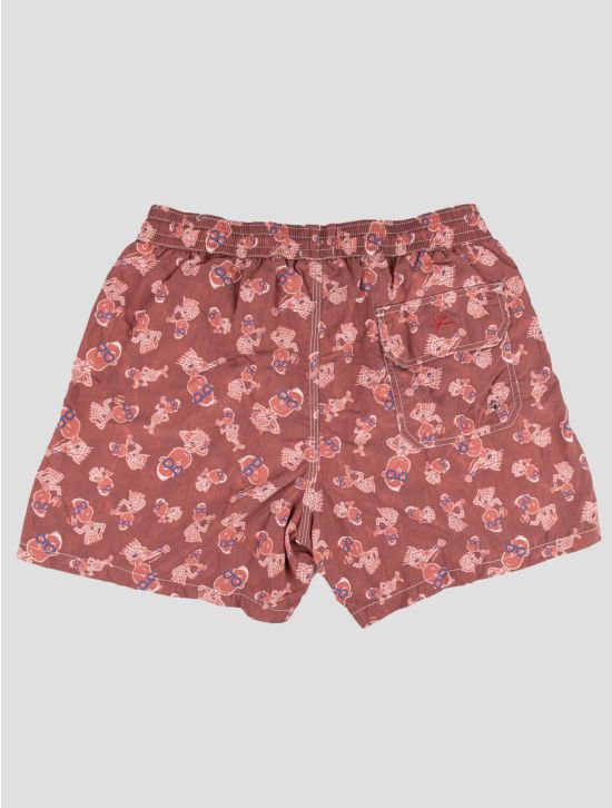 Isaia Isaia Burgundy Pa Swim Trunks Burgundy 001