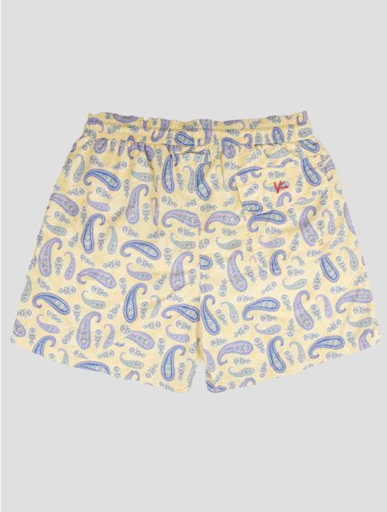 Isaia Isaia Yellow Pa Swim Trunks Yellow 001