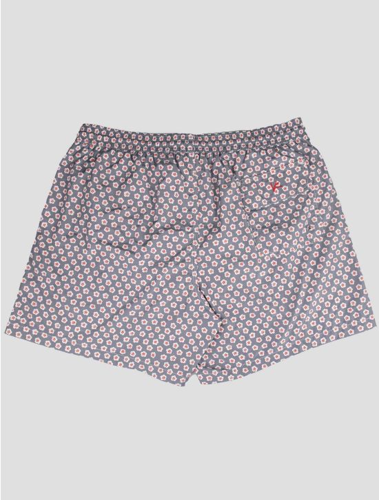 Isaia Isaia Gray Pl Swim Trunks Gray 001