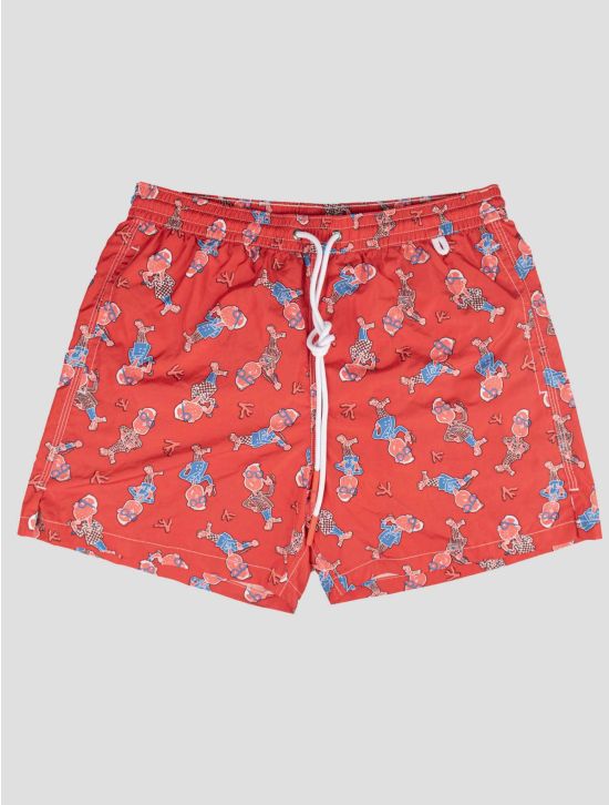 Isaia Isaia Red Pl Swim Trunks Red 000