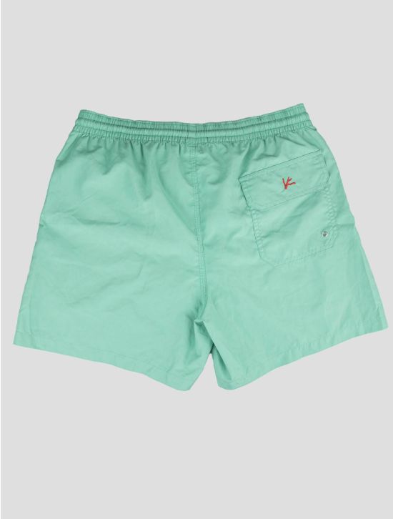 Isaia Isaia Green Pl Swim Trunks Green 001