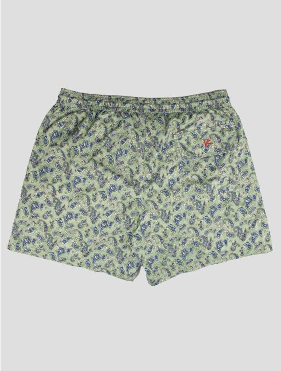 Isaia Isaia Green Pl Swim Trunks Green 001