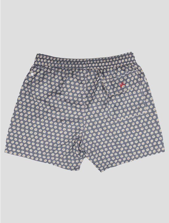 Isaia Isaia Gray Pl Swim Trunks Gray 001