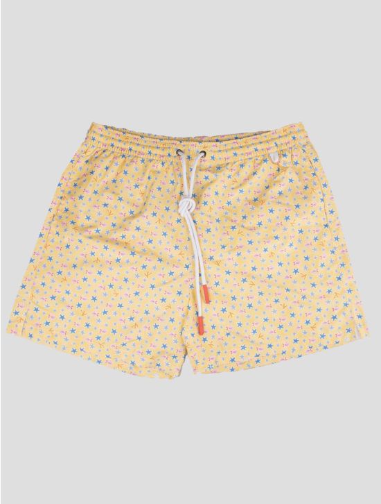 Isaia Isaia Yellow Pl Swim Trunks Yellow 000