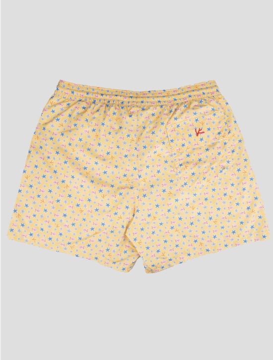 Isaia Isaia Yellow Pl Swim Trunks Yellow 001