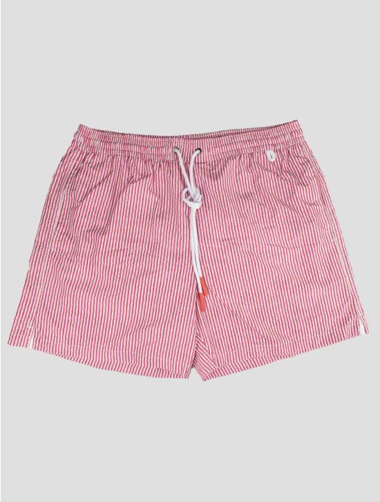 Isaia Isaia Pink White Pl Swim Trunks Pink / White 000