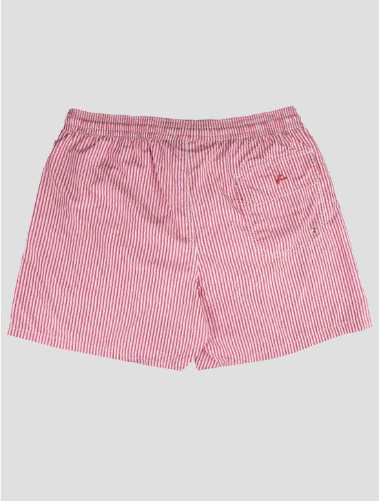 Isaia Isaia Pink White Pl Swim Trunks Pink / White 001