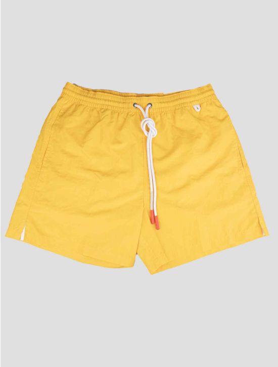 Isaia Isaia Yellow Pl Swim Trunks Yellow 000