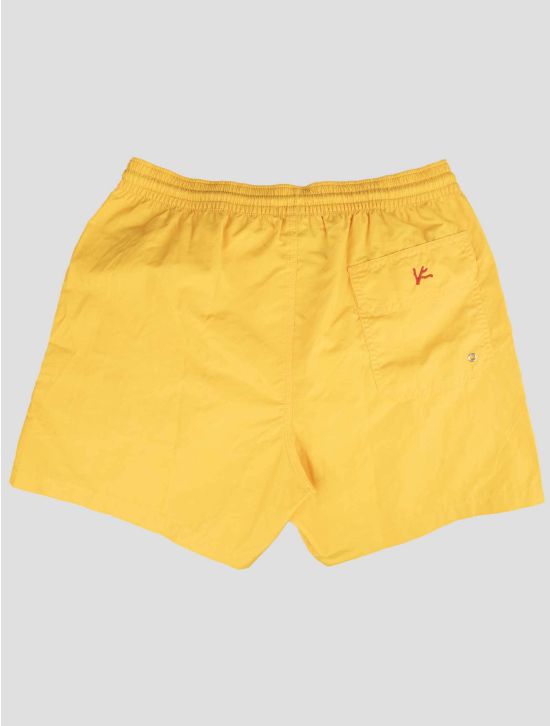 Isaia Isaia Yellow Pl Swim Trunks Yellow 001