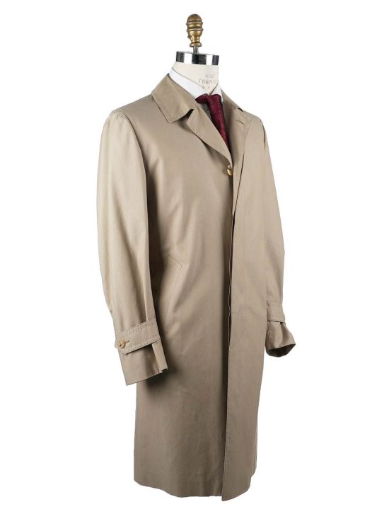 Cesare Attolini Cesare Attolini Beige Cotton Overcoat Beige 001