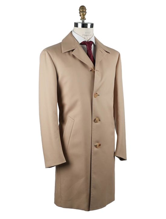 Cesare Attolini Cesare Attolini Beige Cotton Overcoat Beige 001