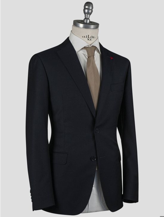 Isaia Isaia Blue Wool 110's Blazer Blue 001