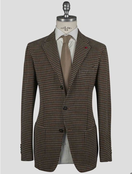 Isaia Isaia Brown Wool Pa Ea Blazer Brown 000